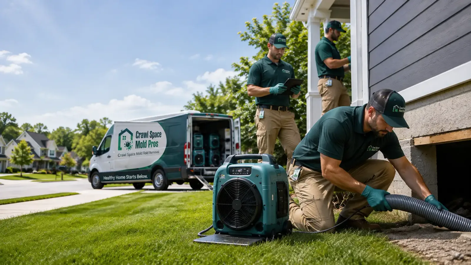 Crawl Space Mold Removal in Orcas, WA